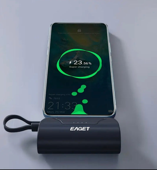 Batterie externe EAGET 50000 mAh, charge rapide USB ( compatible avec iPhone/Android)